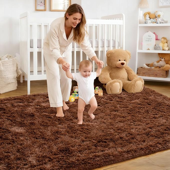 Rug for Living Room Bedroom, 5x7 Area Rugs for Living Room, Ultra Soft Modern - Image 2