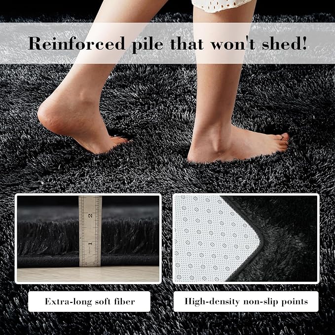 Soft Runner Rugs for Bedroom, Bedside Rug for Living Room Bedroom Kids Room - Image 6