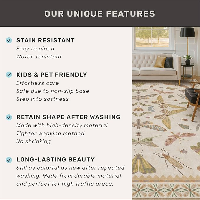 Hazo Haus Boho 2x5 Long Bathroom Rug - Image 7