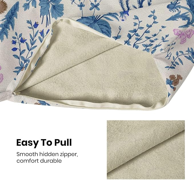 AEIOAE Summer Pillow Covers 16x16 Inch Set of 2, Seasonal Floral Outdoor - Image 5