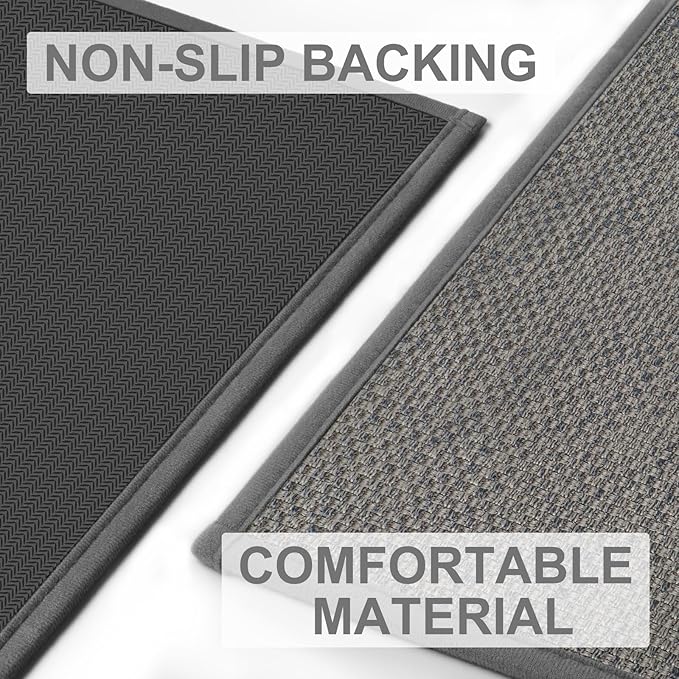 LEKEEPGO Door Mat 24"x47", Non Slip Door Mat Indoor Entrance, Rubber Backing - Image 3