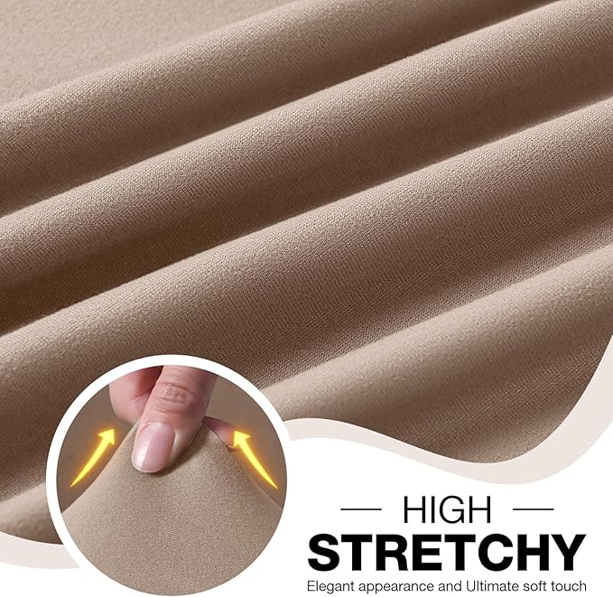 TAOCOCO Recliner Sofa Slipcover, 3 Pieces Polyester Fabric Stretch Sofa Covers - Image 2