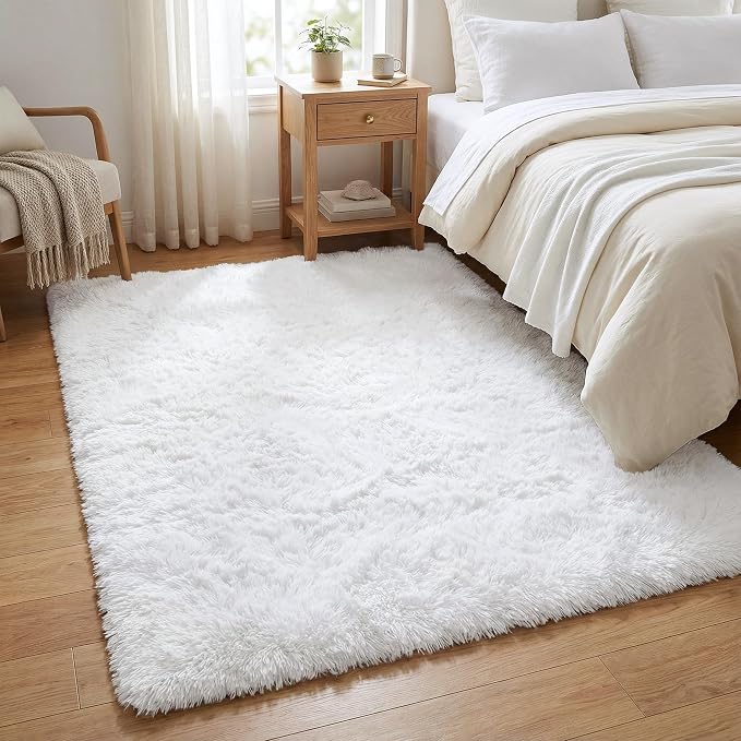 Merelax Modern Soft Fluffy Large Shaggy Rug by Merelax