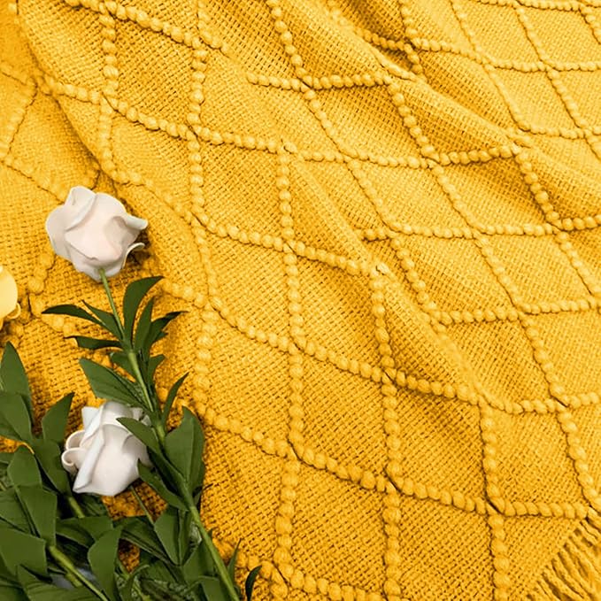inhand Knitted Fall Throw Blanket - Image 5