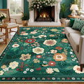 RELEANY Floral Nursery 6x9 Area Rugs Washable Print Boho Cute Carpet Non Slip by RELEANY