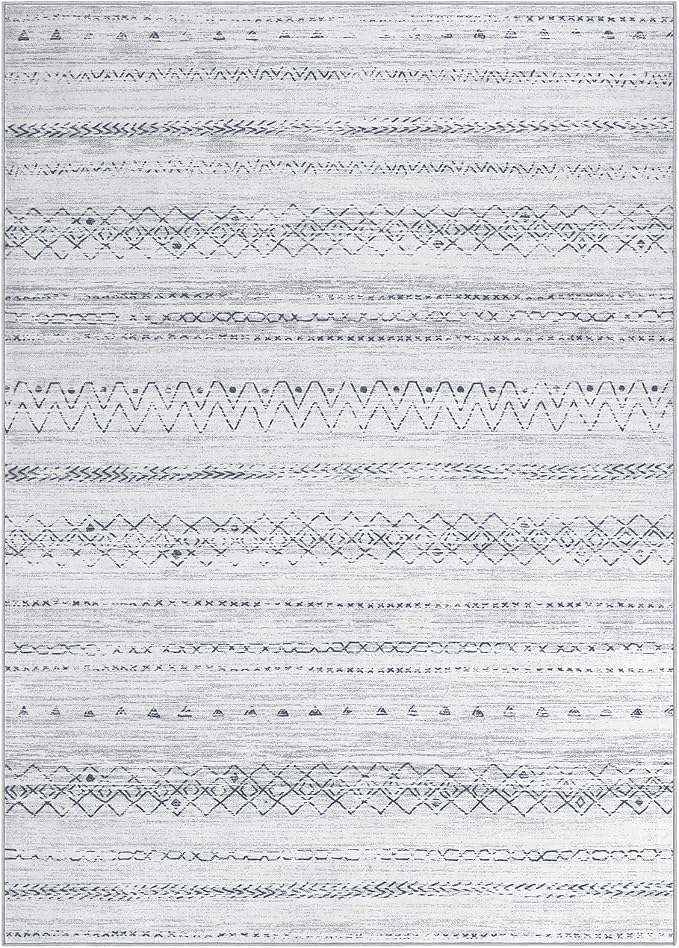 cotiled 7x9 Area Rug Living Room: Washable Boho Rugs - Image 9