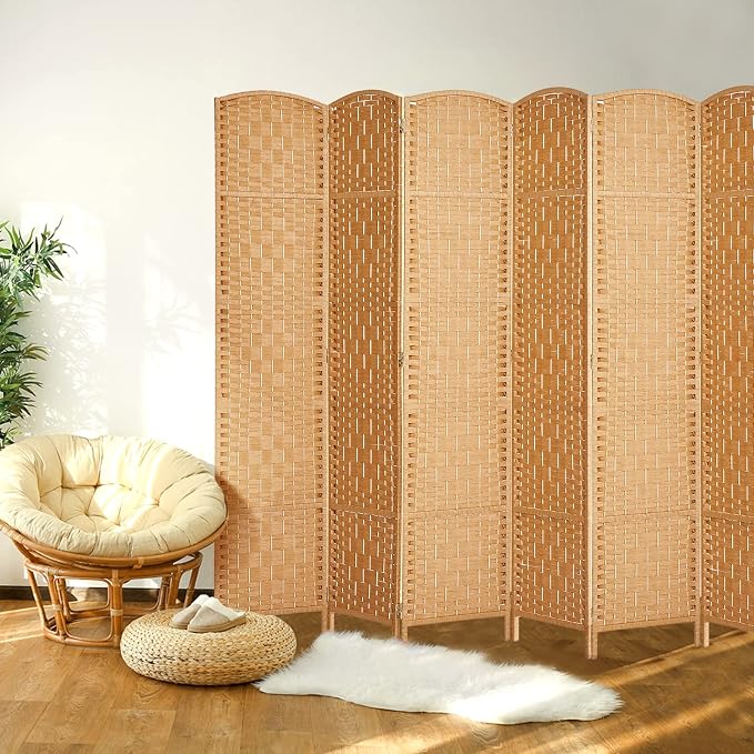 Rose Home Fashion 6 ft Tall Room Divider, Room Dividers and Folding Privacy - Image 2
