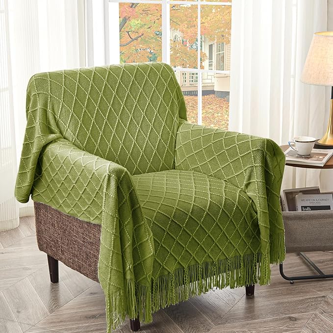 inhand Knitted Throw Blanket for Couch and Bed, Soft Living Room Home Decor - Image 5