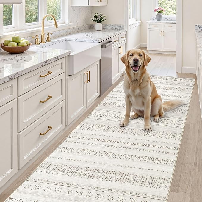 cotiled Washable 3x8 Runner Rugs: Washable Boho Rugs - Image 4