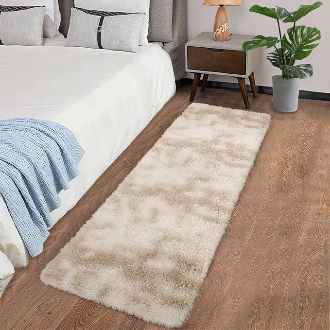 CAROMIO Fluffy Runner Rug for Bedroom Living Room 2x6 Feet, Shag Area Rugs Soft - Image 7