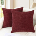 CaliTime Christmas Throw Pillow Covers Decorative 24 X 24 Inches Pack of 2 Cozy by CaliTime
