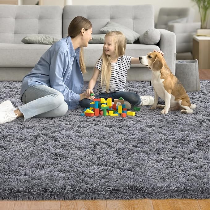 Area Rug for Living Room 6x9, Ultra Soft Shaggy Area Rugs for Bedroom, Upgrade - Image 2
