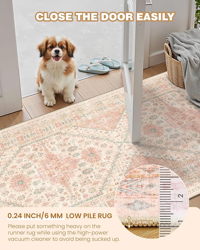 Entryway Rug - 2x3 Washable Rug Runner - Image 4