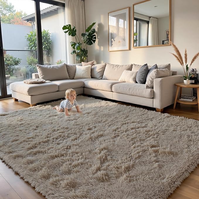 yongyangjuxin Fluffy Rug Shaggy Area Rug, Large Shag Area Rugs - Image 2