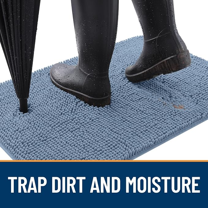OLANLY Dog Door Mat for Muddy Paws 24x16, Absorbs Moisture and Dirt, Absorbent - Image 2
