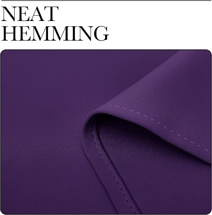 NICETOWN Royal Purple Blackout Curtains 78 inches Length - Image 6