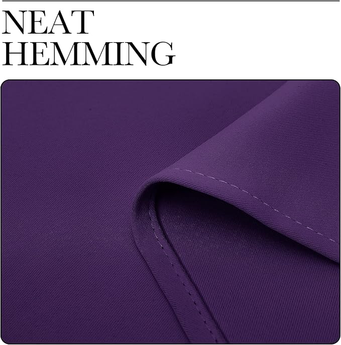 NICETOWN Purple Kitchen Blackout Curtains, Home Decoration Thermal Insulated - Image 8