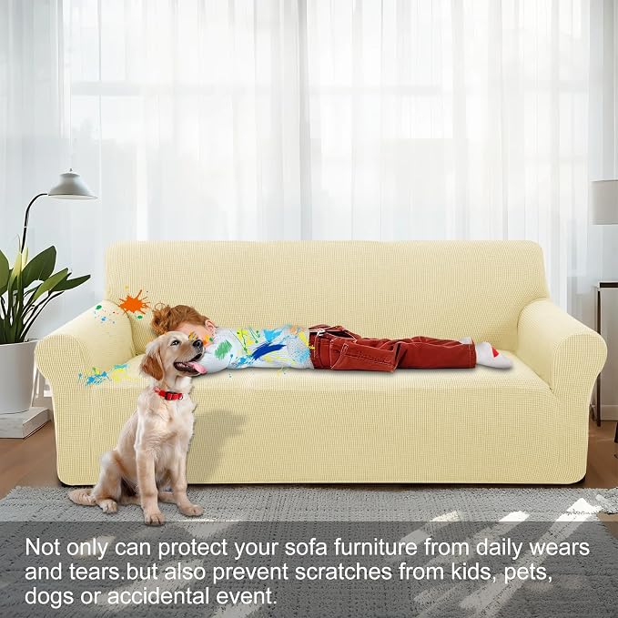 Stretch Couch Cover Washable Sofa Slipcover Furniture Protector - Image 2