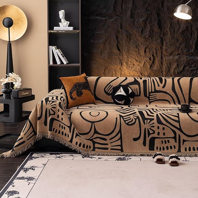 VClife Boho Sofa Cover Pet Sectional Couch Covers, Anti Slip Chenille Sofa by VCLIFE