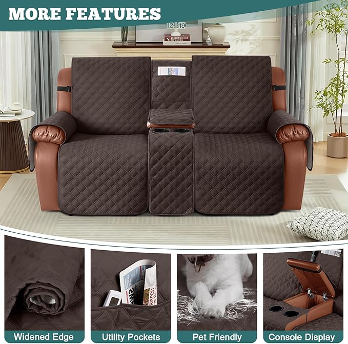 Ruaozz Waterproof Loveseat Recliner Cover - Image 5