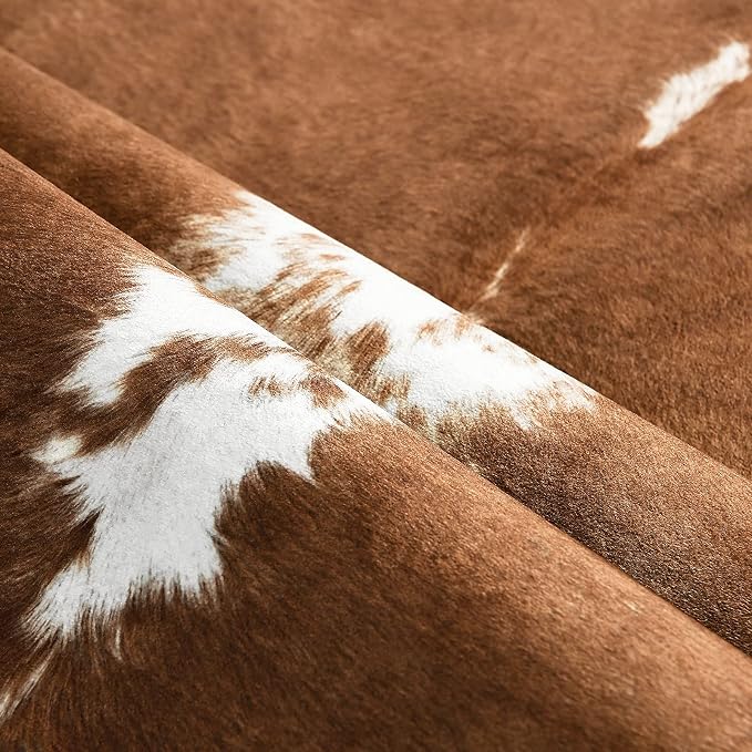 BENRON Premium Cowhide Rug Large, Faux Cow Hide Rugs - Image 7