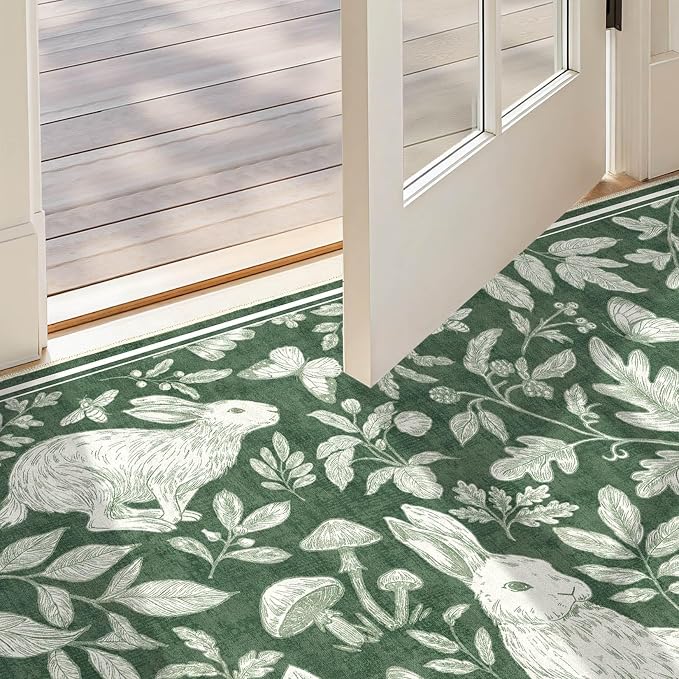 Vintage Living Room Area Rug 3x5 - Image 5
