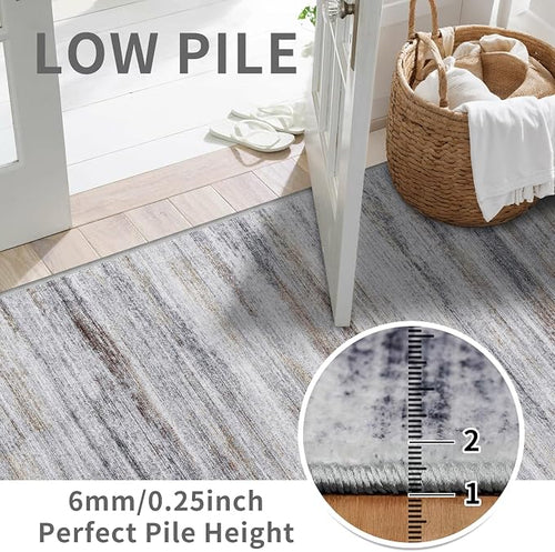 2x3 Small Washable Area Rug: Non-Slip Indoor Door Mat - Image 2