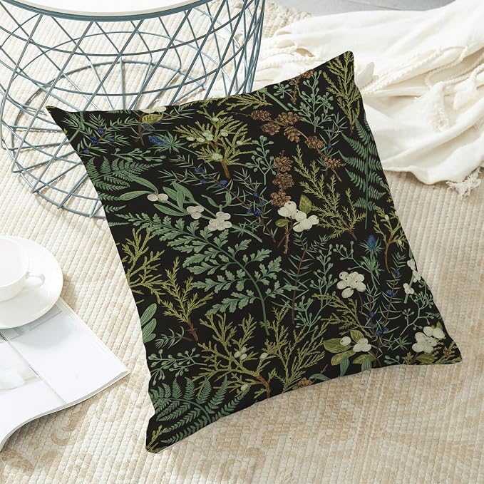 Spring Pillow Covers 24x24 Inch Set of 2, Seasonal Vintage Floral Outdoor - Image 4