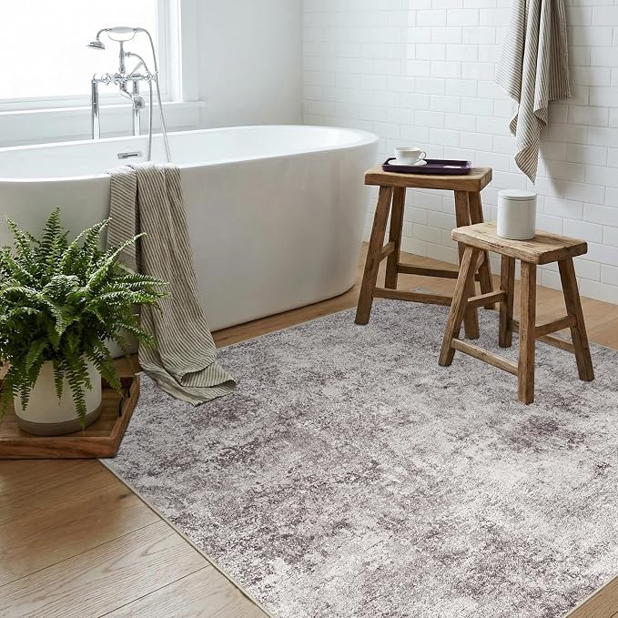3 Square Area Rug: Washable Low Pile Carpet - Image 7