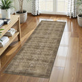 Washable Area Rug 2'6'' x 8' Vintage Traditional Persian Mat by Unknown