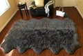 Free Shape Luxury Soft Fluffy Shag Area Rug Decto 10 Pelts 6'x10', 180x300cm by LAMBZYRUGS
