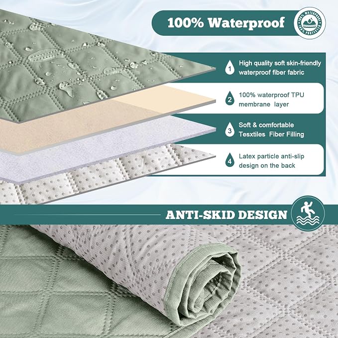 Ruaozz Waterproof Recliner Sofa Covers, 1-Piece Couch Covers - Image 3