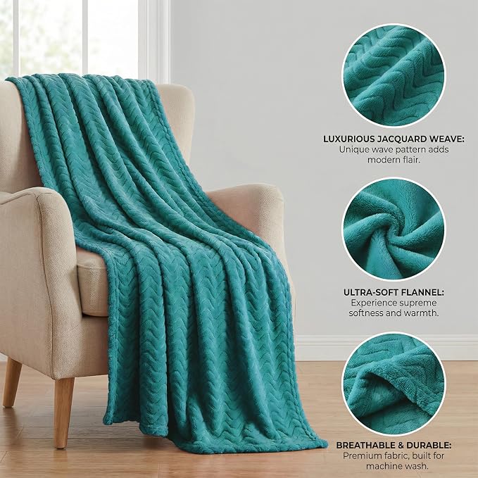 Exclusivo Mezcla King Blanket for Bed, Cozy Lightweight Fleece Blankets for All - Image 7