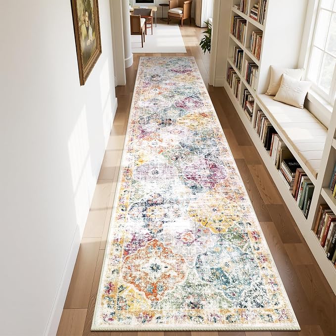 Ileading Washable Hallway Runner Rugs, 2x10 Non Slip Runners Area Rug - Image 7