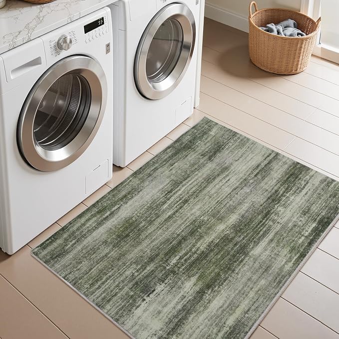 PADOOR Modern Abstract Entryway Rug - Image 2