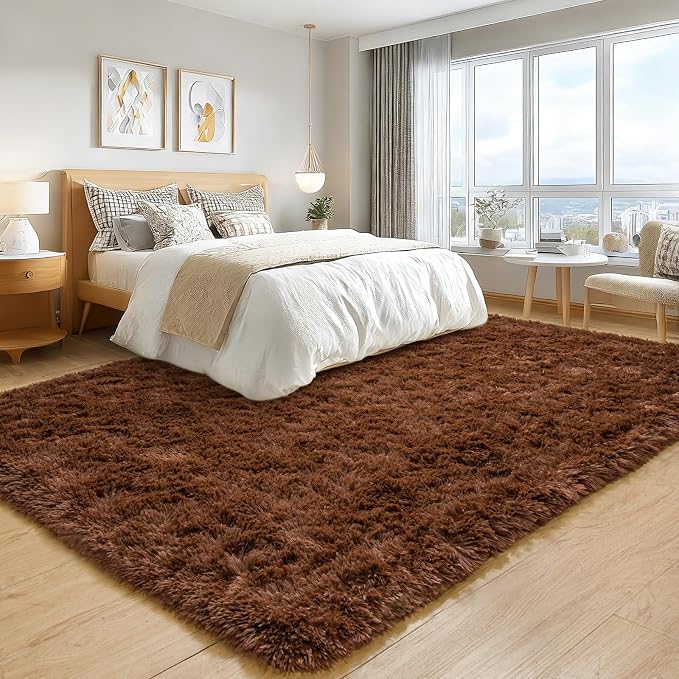 Area Rugs 9x12 Living Room, Ultra Soft Shaggy Fluffy Rug - Image 4