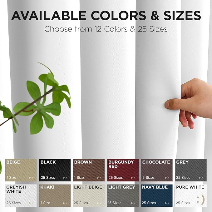 Joydeco Blackout Patio Sliding Door Curtains 72 Inches Long, Grommet Privacy - Image 7