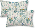 AEIOAE Spring Pillow Covers 12x20 Inch Set of 2, Seasonal Floral Outdoor by AEIOAE
