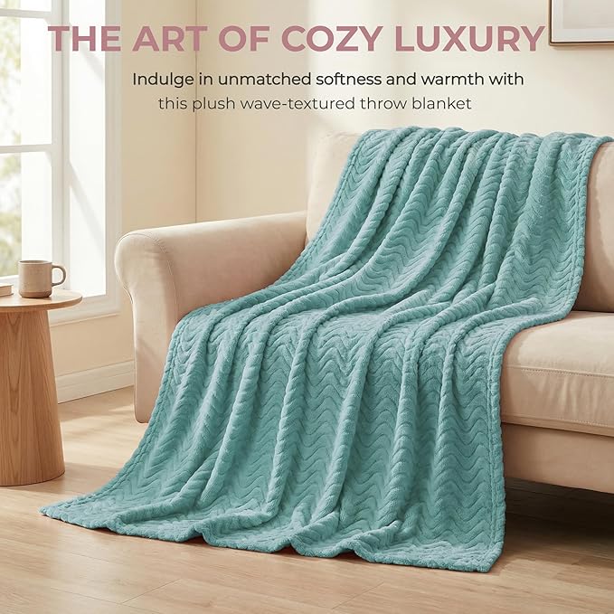 Exclusivo Mezcla Twin Blanket for Bed, Cozy Lightweight Fleece Blankets for All - Image 7