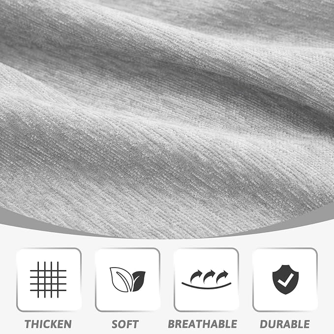 MEETSKY Sectional Couch Cover Sofa Covers Sofa Throw Cover Reclining Sofa - Image 7