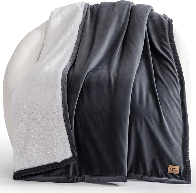 UGG Bliss Throw Blanket Plush Soft Fleece Fluffy Blankets by UGG