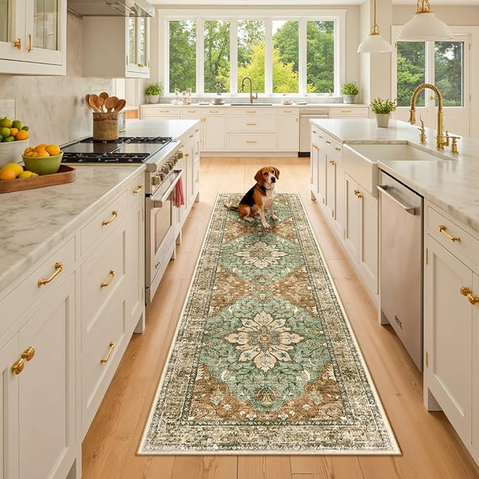 Area Rugs 2'x8' Runner Rug Non Slip Washable - Image 3