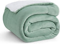 Bedsure GentleSoft Sherpa Fleece Throw Blanket by BEDSURE