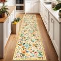 RELEANY Floral Nursery 2x10 Area Rugs Washable Print Boho Cute Carpet Non Slip by RELEANY