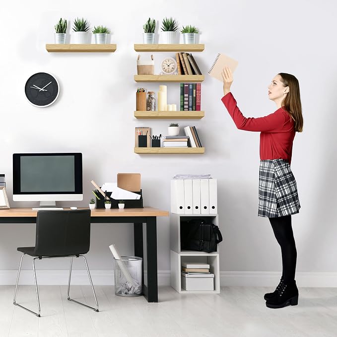 Sorbus Floating Shelves for Wall – 16 Inch Floating Shelf for Kitchen, Living - Image 6
