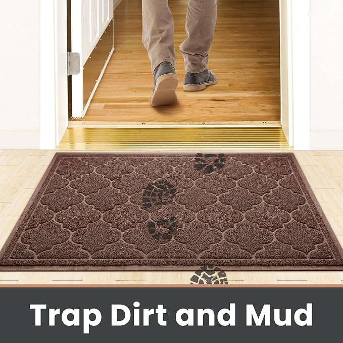 LuxStep Door Mat Large 24"x36"Indoor Outdoor Doormat, Non-Slip Low-Profile - Image 6