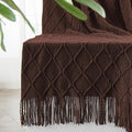 inhand Knitted Throw Blankets for Couch and Bed, Soft Cozy Knit Blanket by inhand