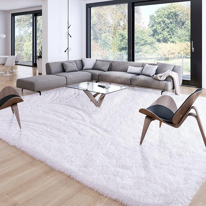 Merelax Soft Modern Indoor Large Shaggy Rug by Merelax