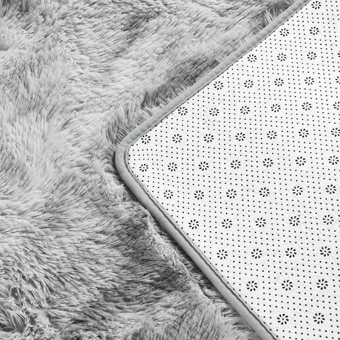 Large Shag Area Rugs 9 x 12, Tie-Dyed Plush Fuzzy Rugs - Image 6