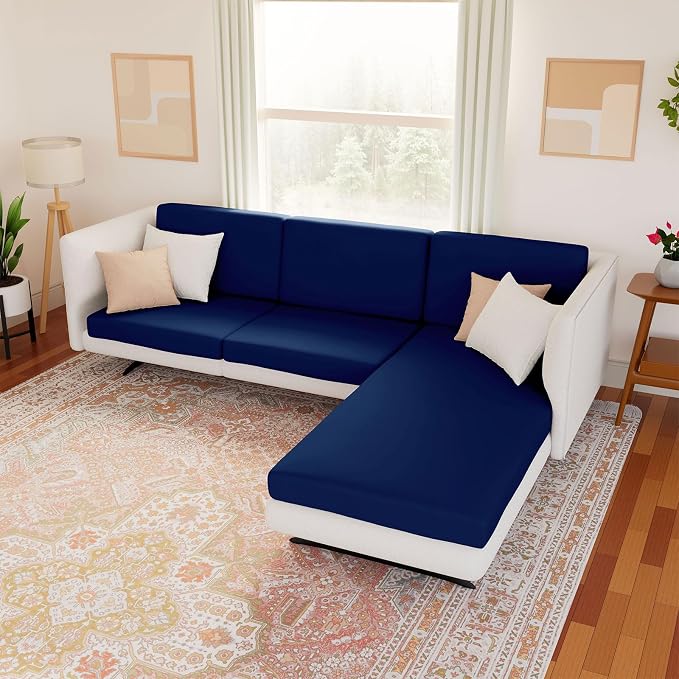 hyha Waterproof Couch Cushion Covers, Stretch Sofa Couch Seat Slipcover - Image 8